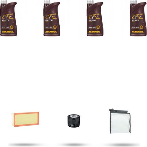 Kit tagliando 3 FILTRI e 4L OLIO compatibile con Renault Modus / Grand Modus 1.2 16v TCE 74kw Dal 2006 (1/5)
