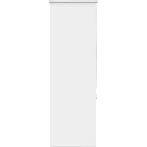Verdunkelungsrollo Weiß 60x130cm Stoffbreite 55,7 cm Polyester