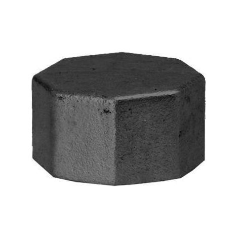 Hermann Schmidt Temperguss 300 Kappe 14300025 DN 25, 1", kantig, schwarz (1/5)