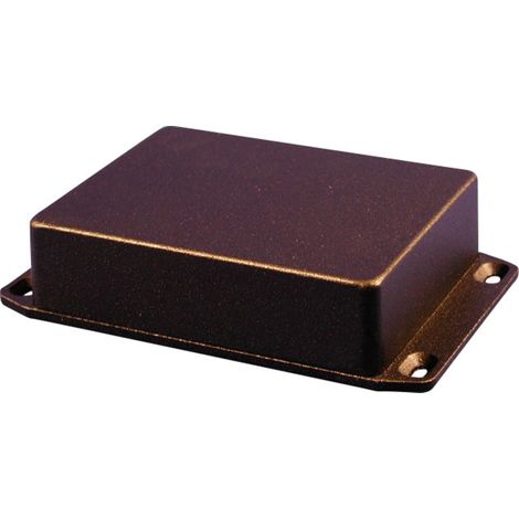 Hammond Electronics 1590BX2FLBK Universal-Gehäuse 254 x 70 x 34.5 Aluminium Schwarz (RAL 9005) 1