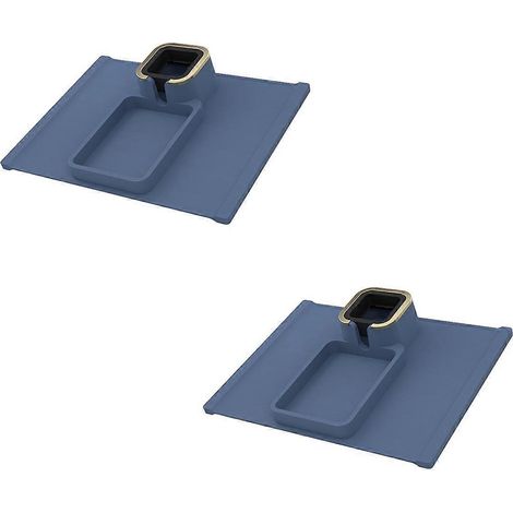 Sofa-Armlehne, Getränkehalter, Hängeaufbewahrung für Sessel, blaugrau (1/5)