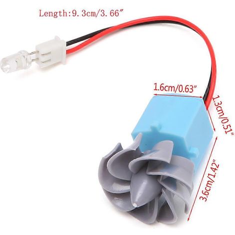 Nouveau générateur miniature à double usage pour turbine éolienne/hydroélectrique 0,01 V-15 V. (1/5)
