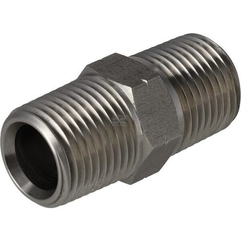 Nipplo diritto 1/2" NPT inox PH HYDRAULIK DNN08SS