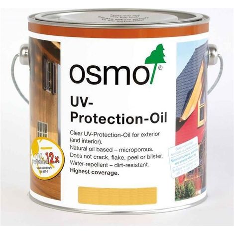Osmo UV Protection Oil - Clear - Without active Ingredients - Satin - 2.5 Litre