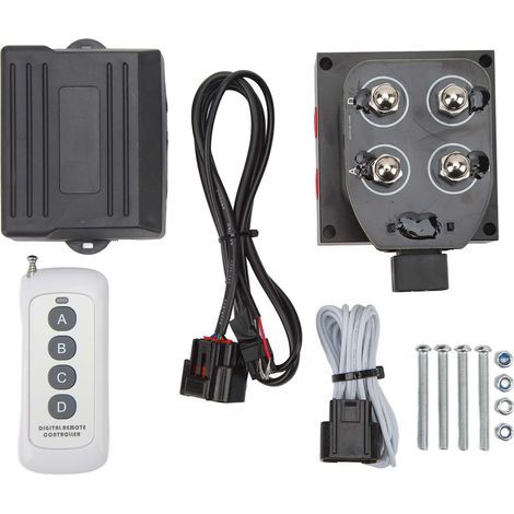Électrovanne de collecteur automatique 200PSI 12V, bloc d'angle de conduite pneumatique, Suspension à quatre vitesses, réglage avec télécommande (1/5)