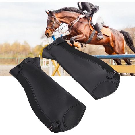Calentadores de piernas para adultos – Polainas de montar – Botas de montar de microfibra – Polainas de montar talla 3XL (1/5)
