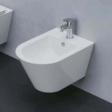 Bidet Forma sospeso cm. 54x37 bianco lucido di Ceramica Azzurra (1/2)