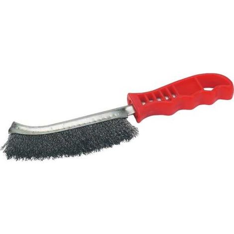 Brosse métallique de nettoyage pour joints de pierre ou briques