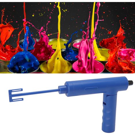 Zusammenklappbarer elektrischer Epoxidharzmischer, tragbarer Epoxidharzmischer, blau (1/5)