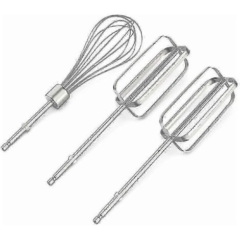 Accessoires pour batteur à main, pièces de rechange en acier inoxydable, compatibles lave-vaisselle, avec les modèles 62682RZ, 62692, 64699 et 62695V, lot de 3, 18 cm (7,1 po). (1/5)