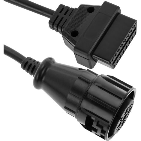 BeMatik - Câble de diagnostic femelle OBD2 12 broches compatible avec les véhicules MAN (1/5)
