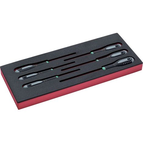 Set di cacciaviti Bahco torx t8-t30 vassoio in schiuma sistema push