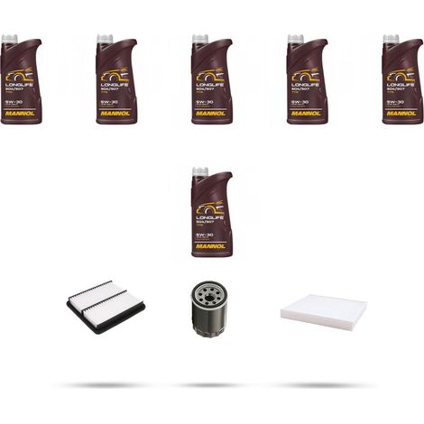 Kit tagliando 3 FILTRI e 6L OLIO compatibile con Suzuki Grand Vitara 2.7 V6 127kw dal 2001 (1/5)