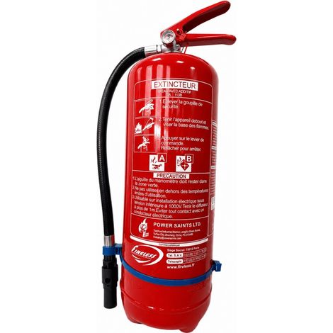Extincteur 6 L eau avec additif sans fluor CE NF (1/2)