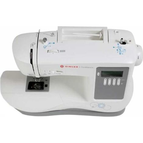 Máquina de coser Singer 7640, corriente eléctrica, blanca (1/5)