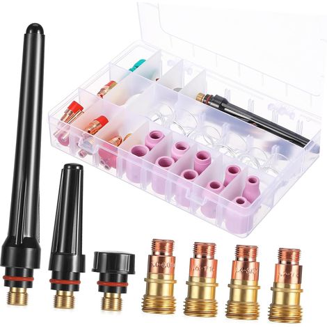 Kit De Torche Souder Tig avec Accessoires WP Lentilles Verre (1/5)