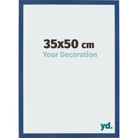 yd. - Cadre photo 35x50 - Bleu Fonce - MDF - Bologna