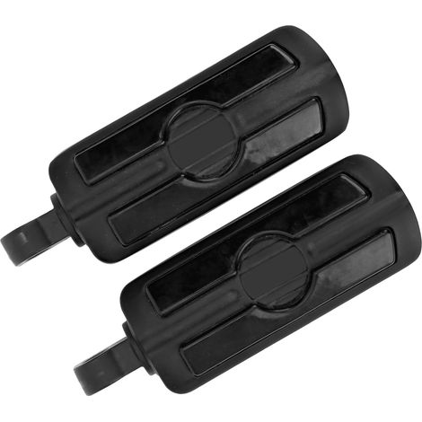 1 Paar Motorrad-Fußrasten, rutschfeste Fußrasten, Motorrad-Upgrade-Zubehör (Schwarz) (1/5)