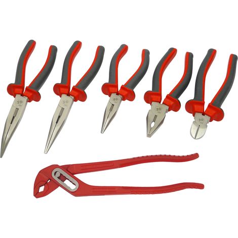 FAMEX Set de pinces de qualité DIY - 6-pièces, 3962-6
