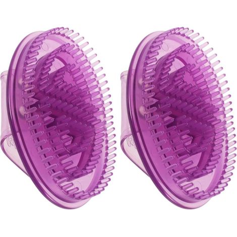 2er Pack manuelle Meridian Massagebürsten Silikon, Bauch Körpermassage, Lymphdrainage Zuhause (1/5)