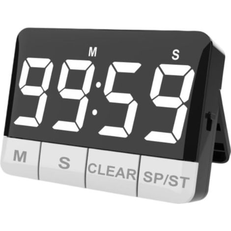 Minuteur avec alarme sonore et compte à rebours, dos magnétique (1/5)
