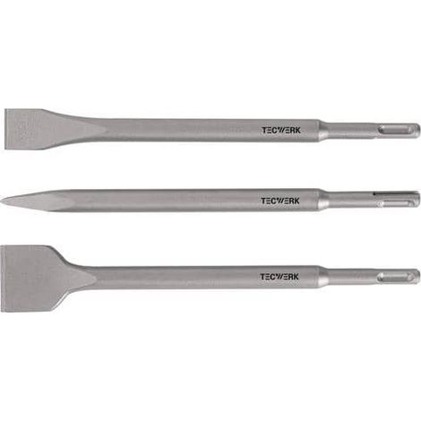 TECWERK Einsteckwerkzeugset SDS-plus 3-tlg.in Ku.-Box L.250mm KU-Box TECWERK (1/3)