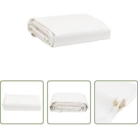 vidaXL Bâche anti-moisissures - Bâche blanc 1,5x2,5 m 650 g/m² (1/5)