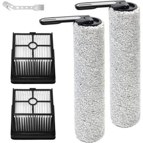 Cepillo giratorio + filtros. Repuestos para Redkey W15, accesorios para aspiradoras húmedas y secas Vozascly W15: 2 cepillos giratorios + 2 filtros HEPA + 1 cepillo de limpieza. (1/4)