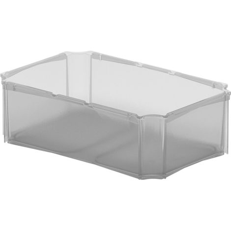 Surplus Systems Einsatzkasten für Eurobox 1/4, transparent Boxen, Körbchen & Kisten