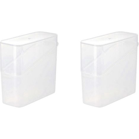 Boîte de conservation transparente hermétique pour tranches de fromage (1/5)