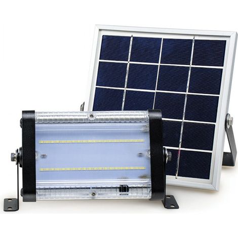 Alca power lampada proiettore solare integrato da parete da 15w 3000 lumen (1/5)