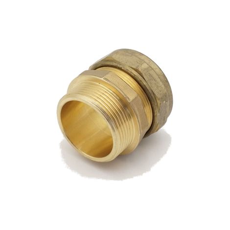 PrimaPlus 42mm x 1.1/2" Male Brass Compression Adaptor