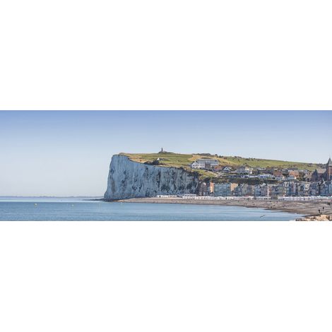 Tableau sur toile Mers-les-Bains 30x97 cm - Impression sur Toile Murale Décorative - Image imprimée en HD sur Toile - Toile sur Châssis en Bois FSC - Fabriqué en France (1/4)