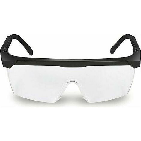 Lunettes de sécurité, lunettes de protection transparentes, protection de la science des lunettes transparentes anti-poussière de vélo pour laboratoire chimique de la poussière, du vent et des yeux. S (1/5)