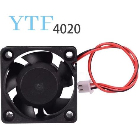 Ventilateur de refroidissement pour imprimante 3D,avec fil Dupont à 2 broches,options multiples-Souffleur 4020mm-24V (1/4)