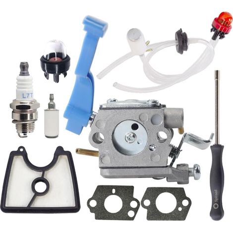1 Kit Carburateur, Filtre À Air, Bougie Pour Souffleur Husqvarna 125B, Jonsered B2126, Moteur 2 Temps