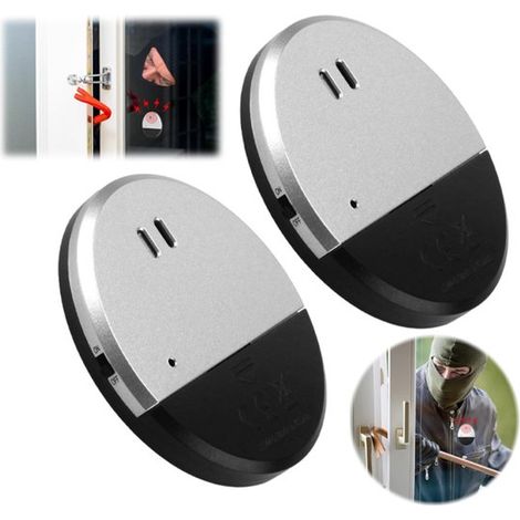 Allarme per porte e finestre,2 pezzi,Allarme 130dB,Sistema di allarme per porte e finestre,Sistema di allarme wireless,Sicurezza wireless (1/5)