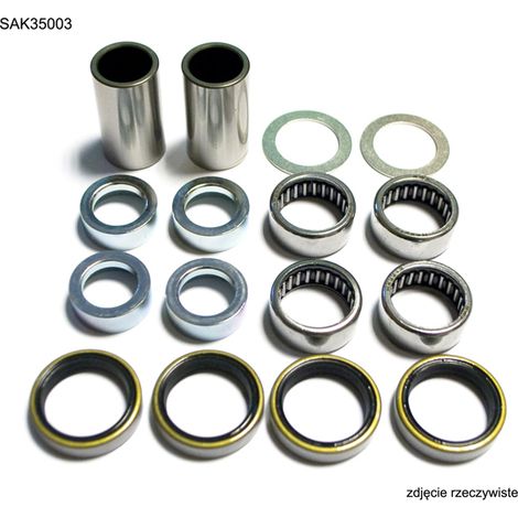 KIT DE REPARACIÓN DE BASCULANTE BEARING WORX KTM SX/SXF '16-'22, EXC-EXCF '17-'23, HUSABERG 390/450 '09-'11, HUSQVARNA '16-'19, BETA RR, HUSQVARNA TC/FC '16-'23, FE/TE '17-'23 (28-1125) (CASQUILLOS 17 (1/2)