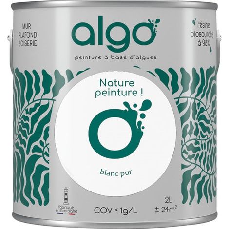 Pintura ecológica de 2 L Blanco Puro - Algo