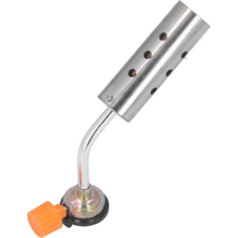 Schweißgasbrenner aus Aluminiumlegierung und Messing, verstellbare Gasflamme, geeignet zum Backen und Grillen (1/5)
