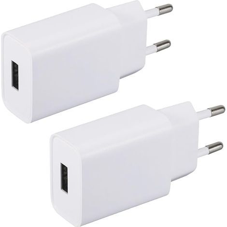 Chargeur USB 5V 2A Adaptateur Prise Secteur Compatible avec Lampe Table (1/5)