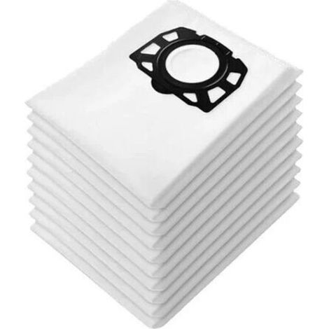 Pack de 10 bolsas para aspiradoras Karcher WD4 WD5 WD6 MV4 MV5 MV6. (1/4)