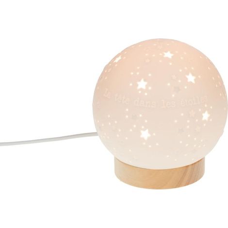 Amadeus - Lampe Constellation blanche en porcelaine hauteur 16,3 cm (1/2)