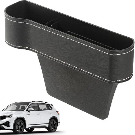Porte Gobelet Voiture, Organisateur Voiture, Boîte de Rangement Voiture Interieur pour Siège Écart, avec Porte Gobelet, Rangement (1/5)