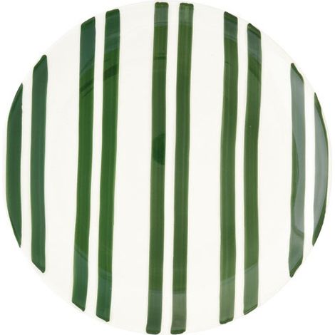 6 Assiette Plate En Ceramique ã˜ 27 Cm Color Mix Green - Pozzi Milano Spa