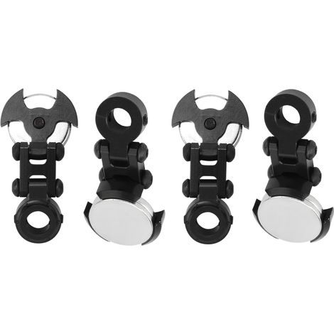Support de carrosserie invisible magnétique en alliage pour voiture RC Traxxas 1/10 (noir) (1/5)