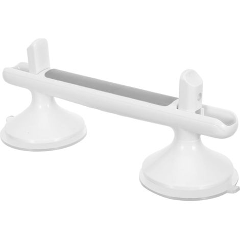 Barre d'appui à ventouse, plastique, blanc, antidérapante (1/5)