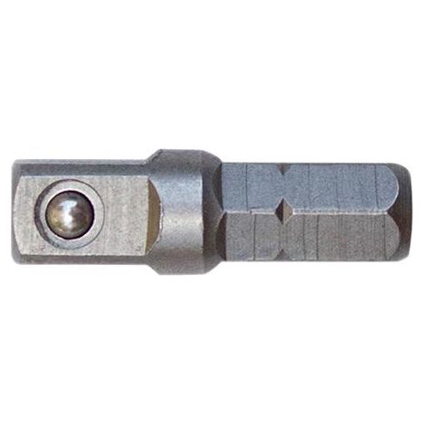 Verbindungsteil mit 1/4"-6kant 25mm FORTIS (1/4)
