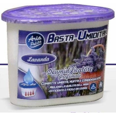 Trade Shop - LUFTENTFEUCHTER MIT 220 GR GRANULAT LUFTENTFEUCHTER LAVENDELDUFT - (1/2)