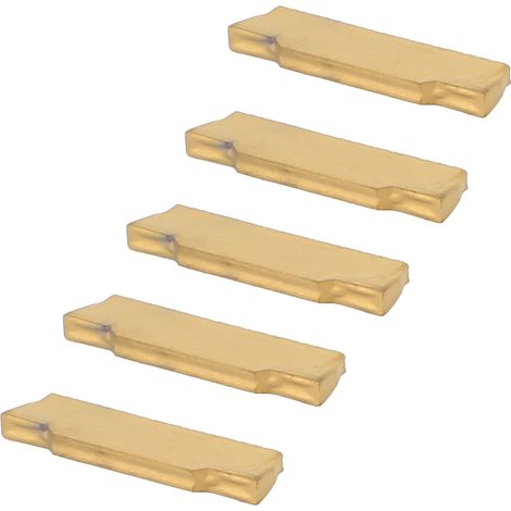 Lot de 10 plaquettes carbure MGMN150-G, lame de coupe pour tour CNC, outil de tournage à rainurer, acier, précision (1/5)